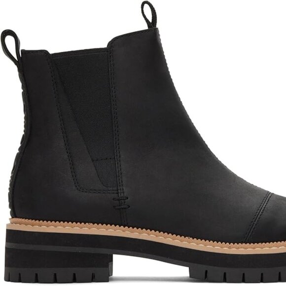 Toms Dakota Black Weather Resistant Leather Boot‎ - Picture 5 of 5